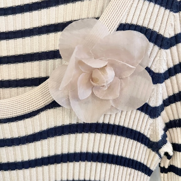 Rebecca Taylor French Striped Knit Dress - Picture 5 of 5